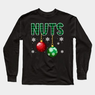 Nuts Funny Couple Matching Christmas Long Sleeve T-Shirt